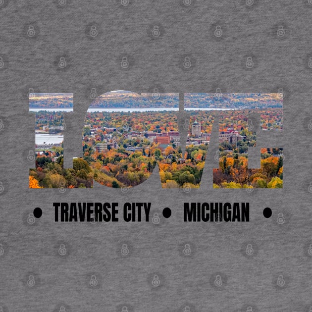 Traverse City Michigan Love for the Midwest by Hopscotch Shop Gifts